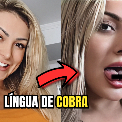 Andressa Urach Choca as Redes Sociais com Cirurgia de Bifurcação na língua